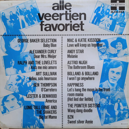 Various - Alle Veertien Favoriet (LP)