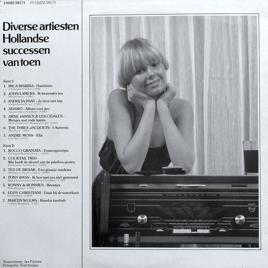 Various - Hollandse Successen Van Toen (LP) Vinyl LP Vinyl Zeer Goed / Hoesje Goed "VINYLSINGLES.NL"