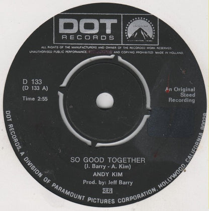 Andy Kim - So Good Together Vinyl Singles