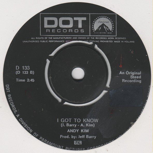 Andy Kim - So Good Together Vinyl Singles