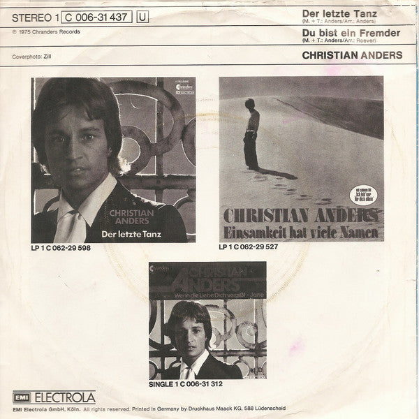 Christian Anders - Der Letzte Tanz