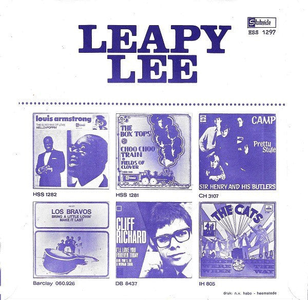 Leapy Lee - Little Arrows Vinyl Singles Vinyl Very Good (VG) <br> Hoes Good Plus (G+)