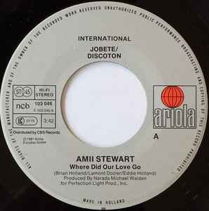 Amii Stewart - Where Did Our Love Go 38680 Vinyl Singles Goede Staat