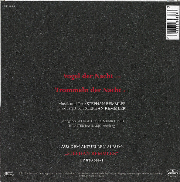 Stephan Remmler - Vogel Der Nacht