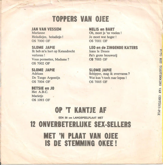 Slome Japie - Ik Heb Mijn Hart Op Katendrecht Verloren 17973