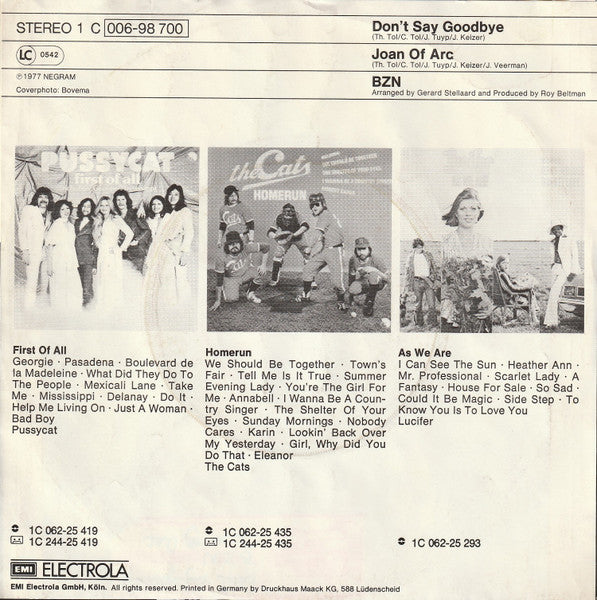 BZN - Don't Say Goodbye