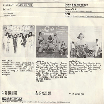 BZN - Don't Say Goodbye