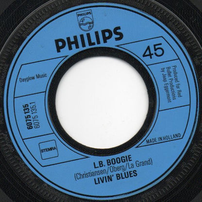 Livin' Blues - L.B. Boogie Vinyl Singles Vinyl Very Good (VG) <br> Hoes Generic