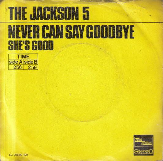Jackson 5 - Never Can Say Goodbye 33069 Vinyl Singles VINYLSINGLES.NL