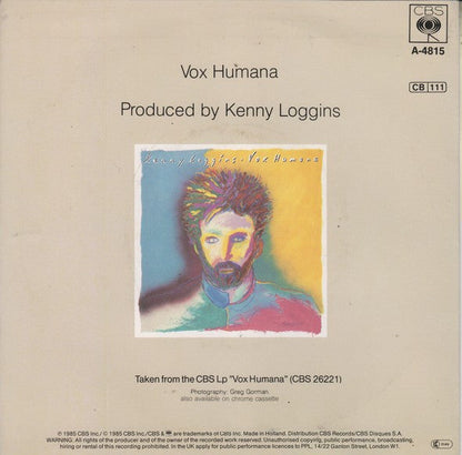 Kenny Loggins - Vox Humana (B) Vinyl Singles Hoes: Redelijk