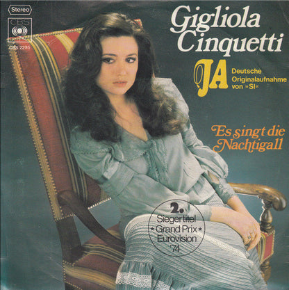 Gigliola Cinquetti - Ja 33207 Vinyl Singles Goede Staat