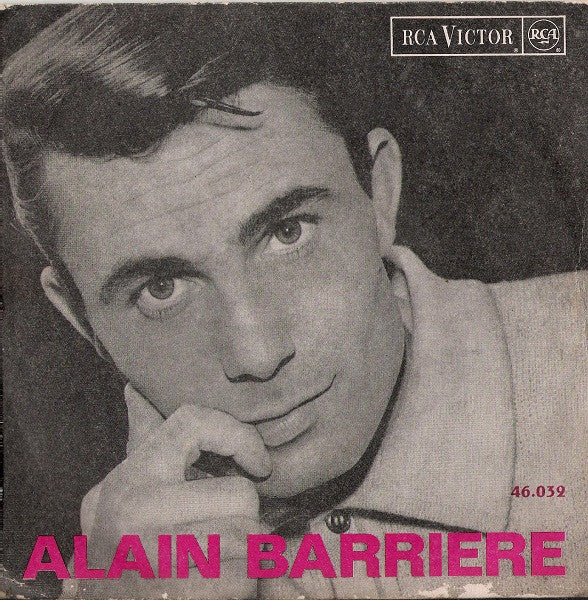 Alain Barrière - Ma Vie Vinyl Singles Vinyl Very Good (VG) <br> Hoes Good Plus (G+)