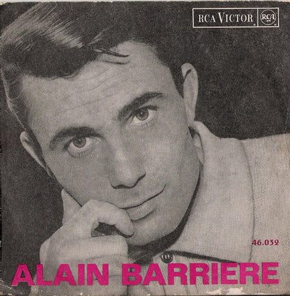 Alain Barrière - Ma Vie Vinyl Singles Vinyl Very Good (VG) <br> Hoes Good Plus (G+)
