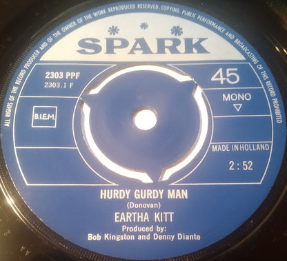 Eartha Kitt - Hurdy Gurdy Man 37370 Vinyl Singles Goede Staat