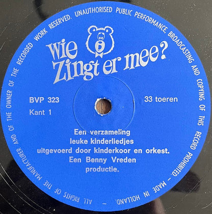 Schellebellen - Wie Zingt Er Mee? (LP)