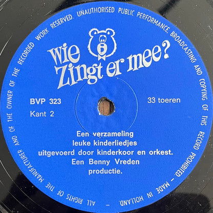 Schellebellen - Wie Zingt Er Mee? (LP)