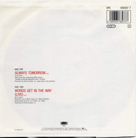 Gloria Estefan - Always Tomorrow