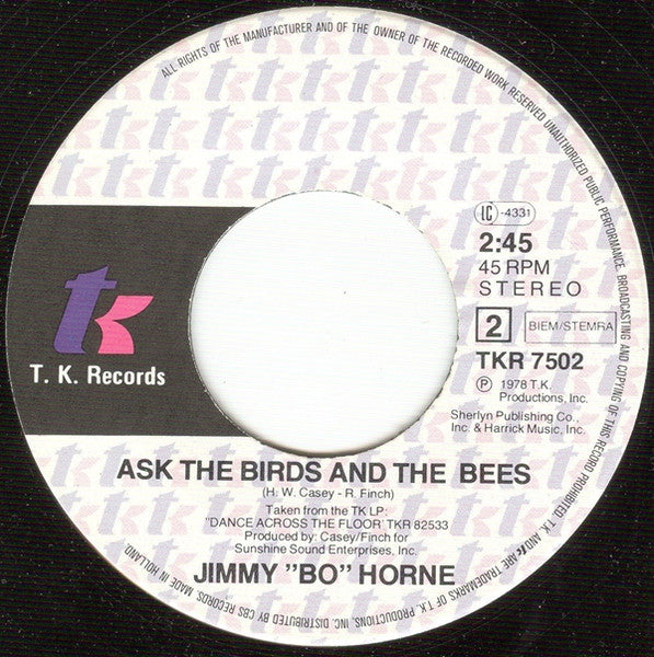 Jimmy "Bo" Horne - Let Me (Let Me Be Your Lover) 35326 Vinyl Singles VINYLSINGLES.NL