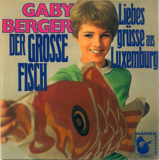 Gaby Berger - Der Grosse Fisch Vinyl Singles Vinyl Very Good (VG) <br> Hoes Good Plus (G+)