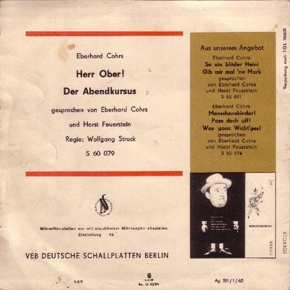 Eberhard Cohrs - Herr Ober!