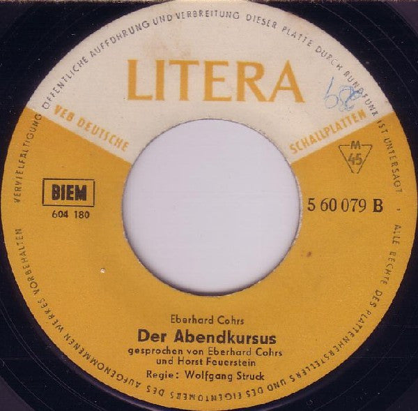 Eberhard Cohrs - Herr Ober!