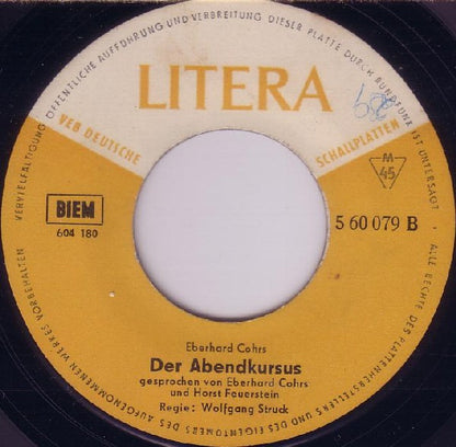 Eberhard Cohrs - Herr Ober!