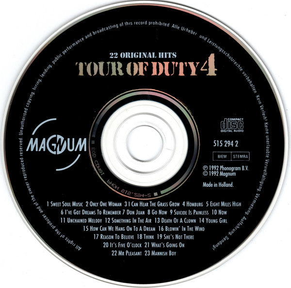 Various - Tour Of Duty * (CD) Compact Disc Goede Staat