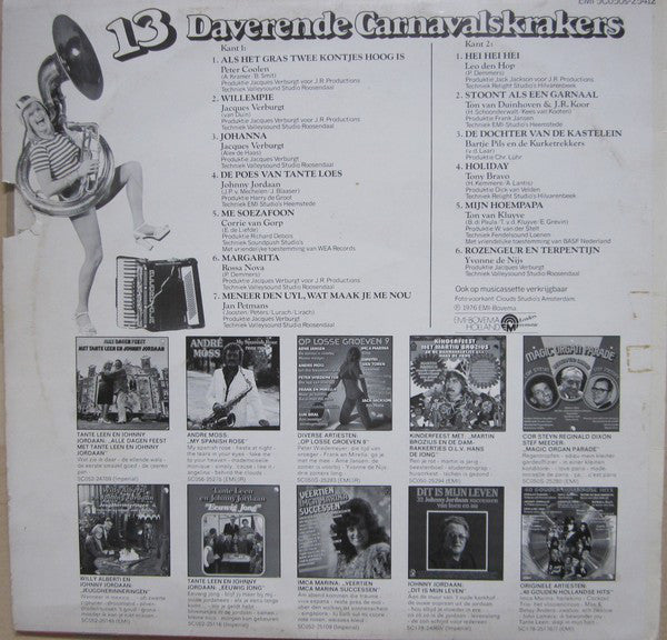 Various - 13 Daverende Carnavals Krakers (LP) 48555