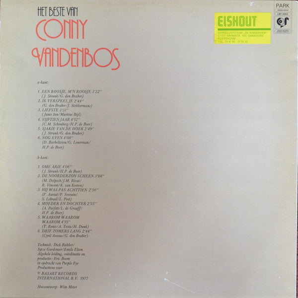 Conny Vandenbos - Het Beste Van Conny Vandenbos (LP) 50424 Vinyl LP VINYLSINGLES.NL