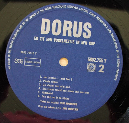 Dorus - Er Zit Een Vogelnestje In M'n Kop (LP) 43532 Vinyl LP VINYLSINGELS.NL