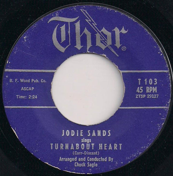 Jodie Sands - Turnabout Heart Vinyl Singles Vinyl Goed / Hoes Generic