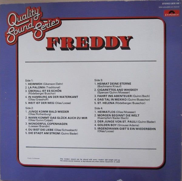 Freddy Quinn - Freddy (LP) 49826 Vinyl LP Dubbel VINYLSINGLES.NL