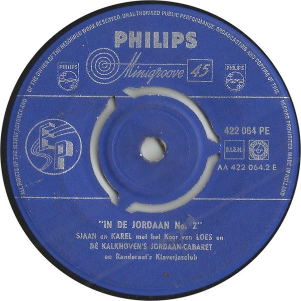 Jordaan Cabaret - In de Jordaan No. 1