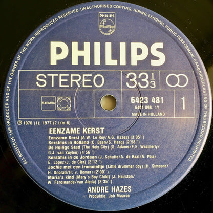 André Hazes - Eenzame Kerst (LP) 97-45886