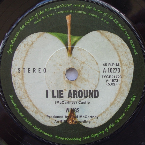 Wings - Live And Let Die Vinyl Singles Vinyl Redelijk / Hoes Generic