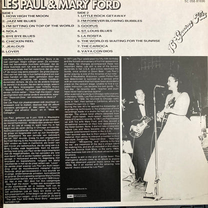 Les Paul & Mary Ford - 16 Greatest Hits (LP) 50393 Vinyl LP VINYLSINGLES.NL