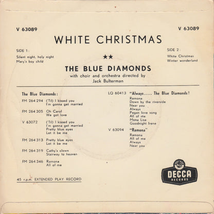 Blue Diamonds - White Christmas (EP) 37311 Vinyl Singles EP Goede Staat