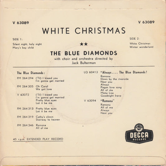 Blue Diamonds - White Christmas
