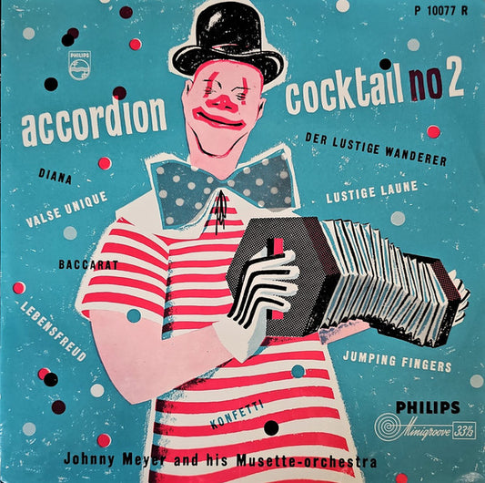 Johnny Meijer - Accordion Cocktail no 2 (10") Vinyl LP 10" VINYLSINGLES.NL