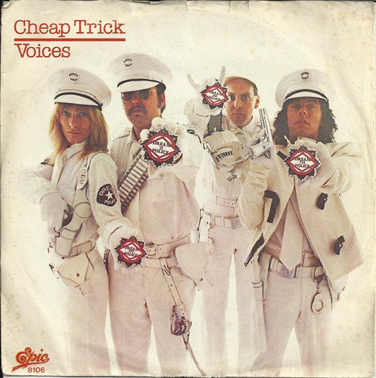 Cheap Trick - Voices Vinyl Singles Vinyl Very Good (VG) <br> Hoes Good Plus (G+)
