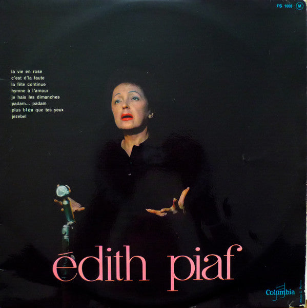 Edith Piaf - Edith Piaf (10") Vinyl LP 10" Vinyl Zeer Goed / Hoesje Goed "VINYLSINGLES.NL"