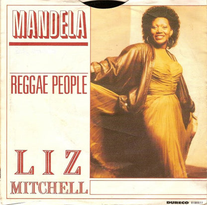 Liz Mitchell - Mandela Vinyl Singles Vinyl Very Good (VG) <br> Hoes Good Plus (G+)