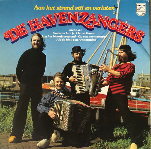 Havenzangers - Aan Het Strand Stil En Verlaten (LP) Vinyl LP Vinyl Very Good (VG) <br> Hoes Good Plus (G+)