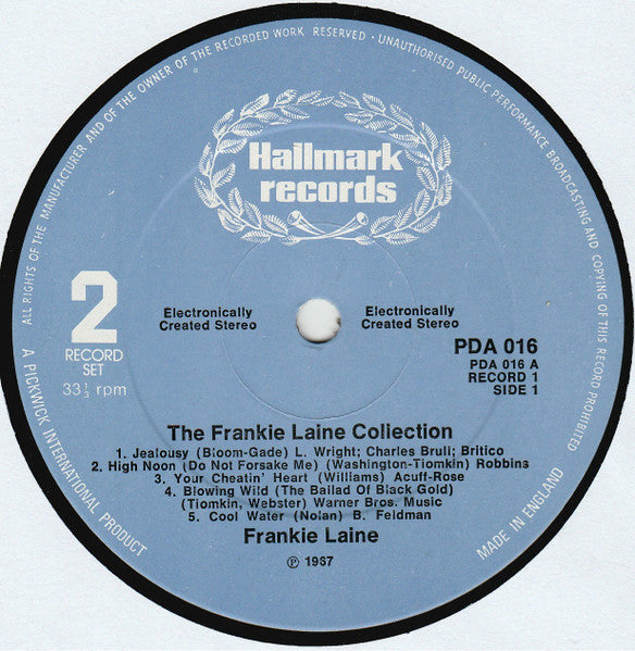 Frankie Laine – The Frankie Laine Collection (LP) 40422 Vinyl LP Dubbel Goede Staat