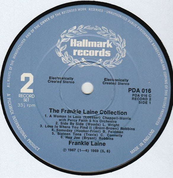 Frankie Laine – The Frankie Laine Collection (LP) 40422 Vinyl LP Dubbel Goede Staat