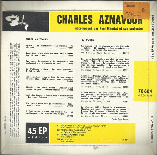 Charles Aznavour - Et Pourtant