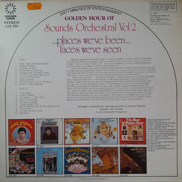 Sounds Orchestral - Golden Hour Of Sounds Orchestral – Vol. 2 (LP) 50277 Vinyl LP VINYLSINGLES.NL