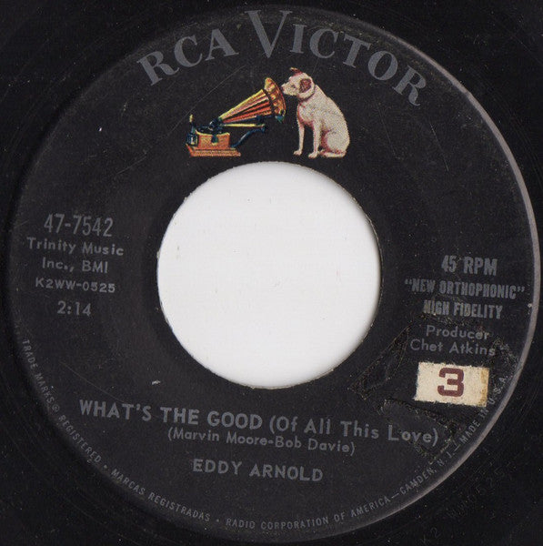 Eddy Arnold - Tennessee Stud Vinyl Singles Vinyl Very Good (VG) <br> Hoes Generic