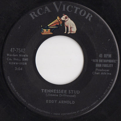 Eddy Arnold - Tennessee Stud Vinyl Singles Vinyl Very Good (VG) <br> Hoes Generic