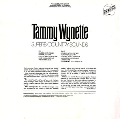 Tammy Wynette - Superb Country Sounds (LP)